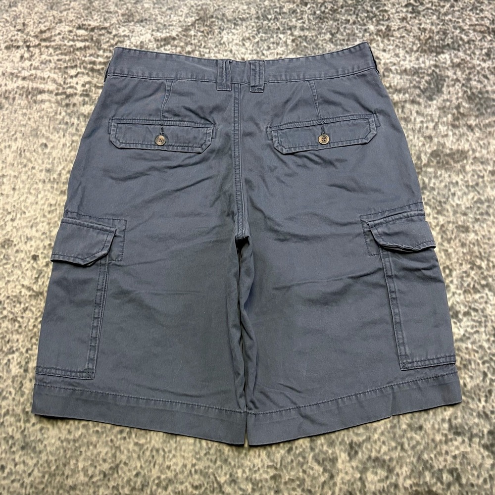 Merona Cargo Shorts Mens 32 Blue Utility Outdoor Skater Baggy VTG Y2K